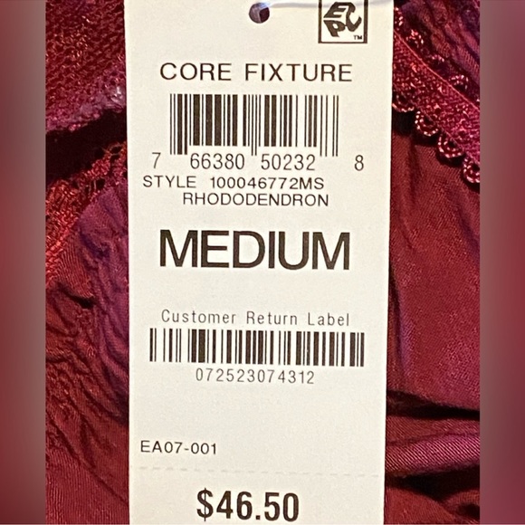 INC International Concepts Lace-Trimmed Knit Chemise Nightgown Rhododendron - Picture 8 of 9